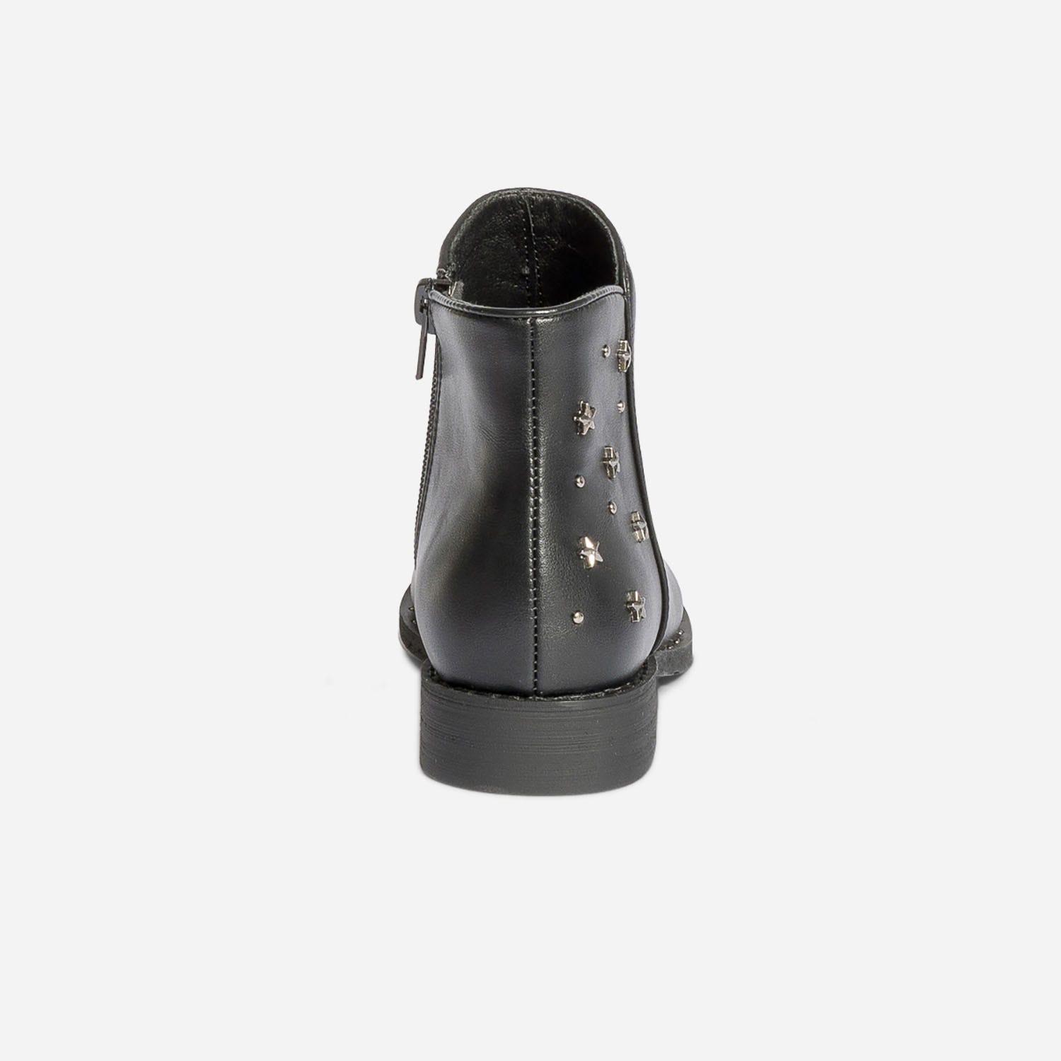 Boots noir avec clous et rivets étoiles