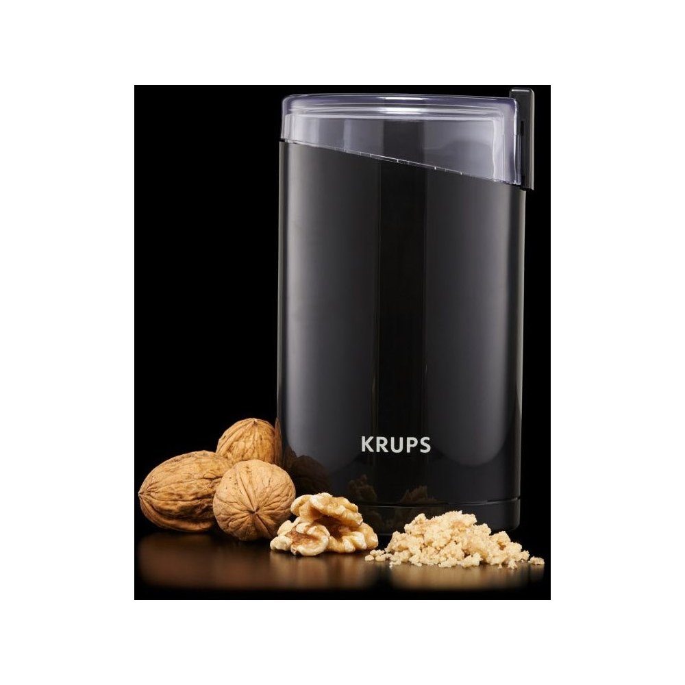 Krups Kaffeemühle F203 Coffee Grinder - Kaffeemühle - schwarz, 200 W