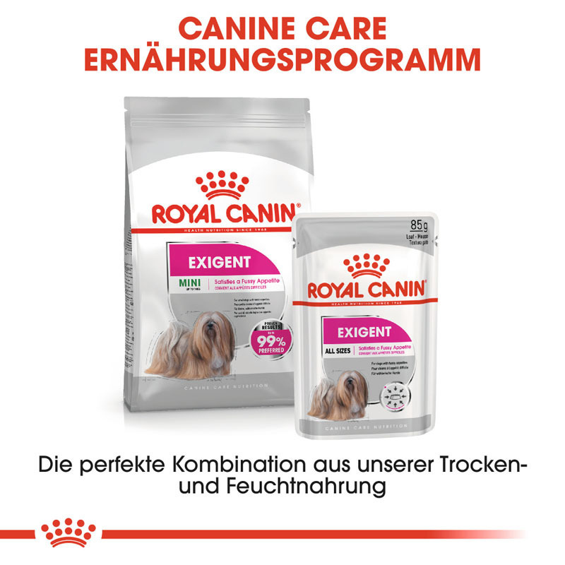 ROYAL CANIN Hundenassfutter ROYAL CANIN Exigent 12x85g