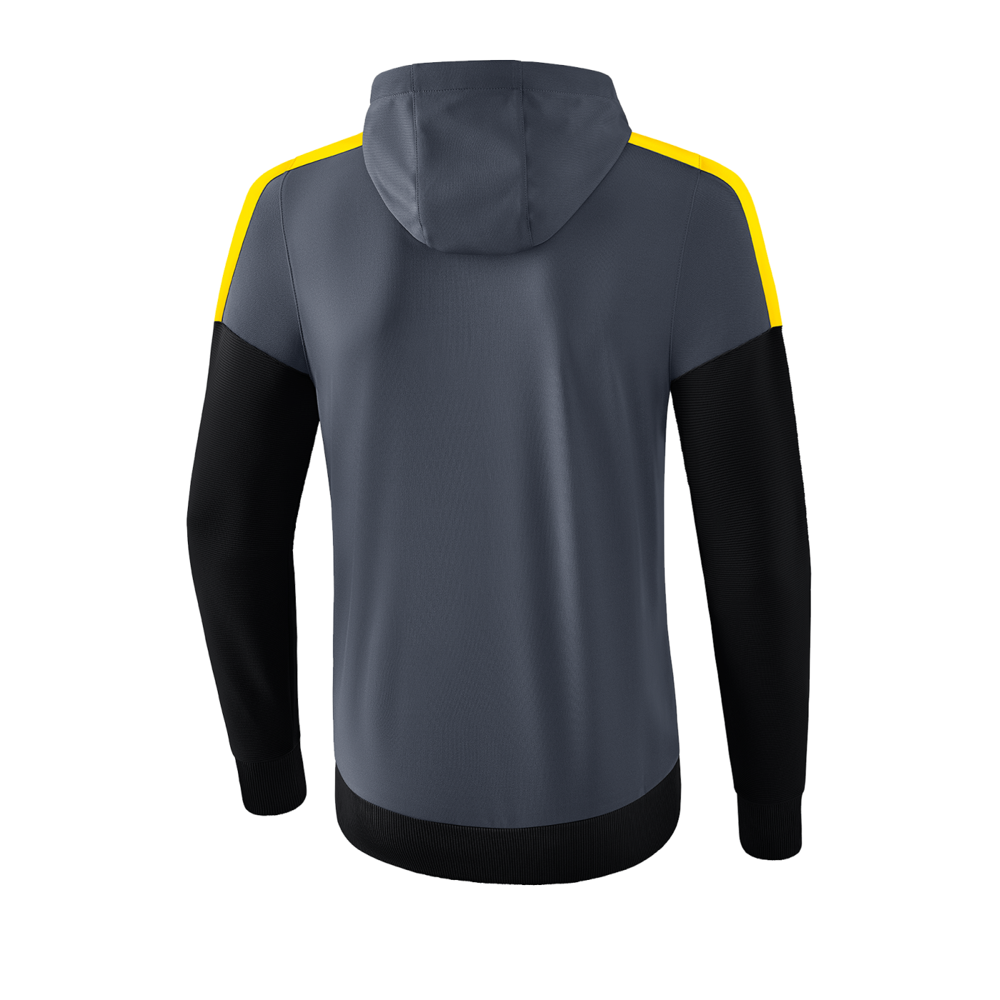 Erima Squad Kapuzen-Trainingsjacke Grau Schwarz