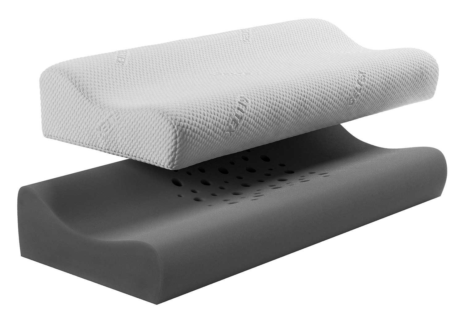 Schlaraffia Nackenkissen SUPPORT Geltex INSIDE, 33 x 70 cm, Jersey-Bezug, 1-tlg., Geltex-Schaumkern