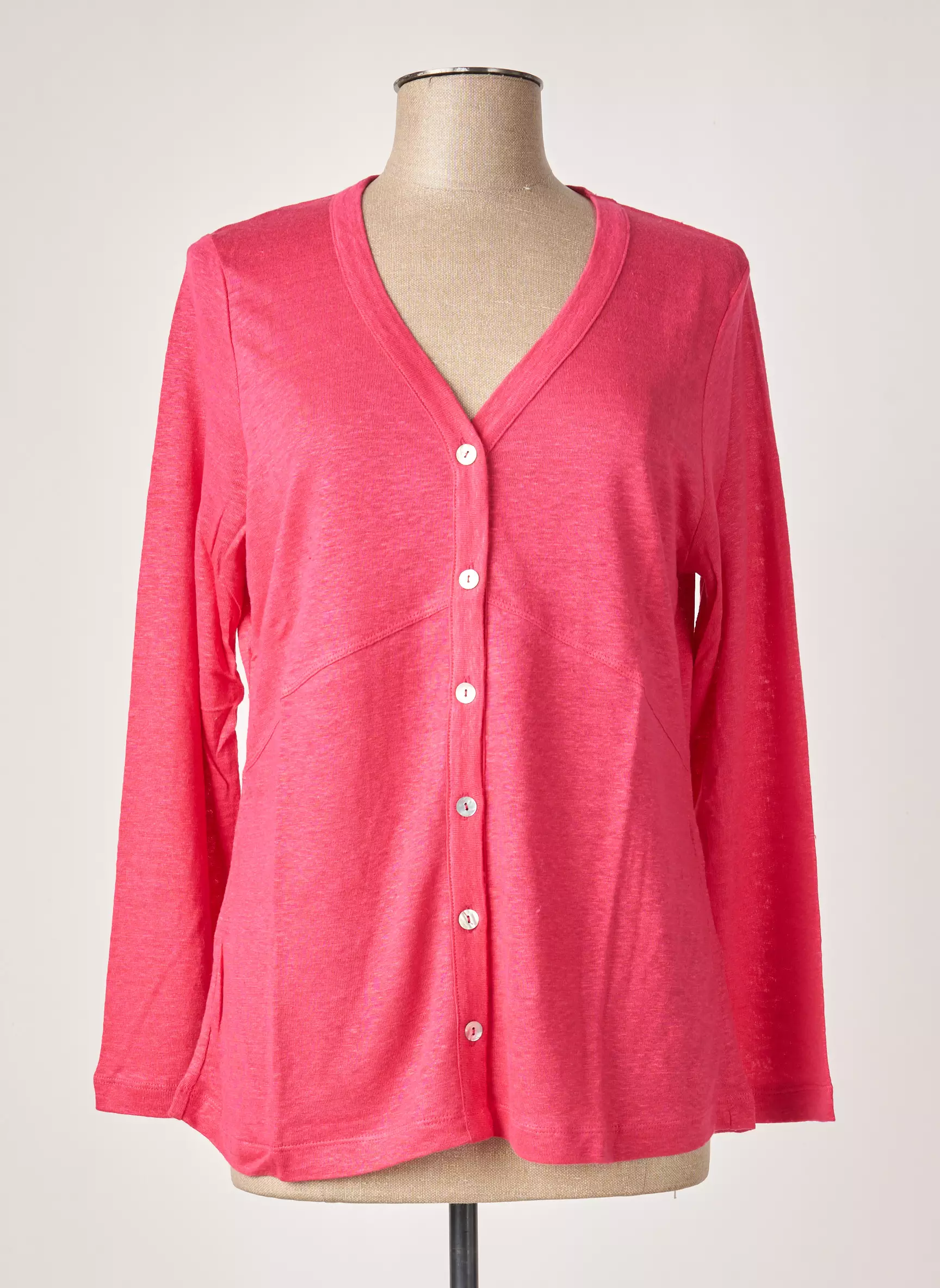 Maloka Cardigans Femme couleur rose