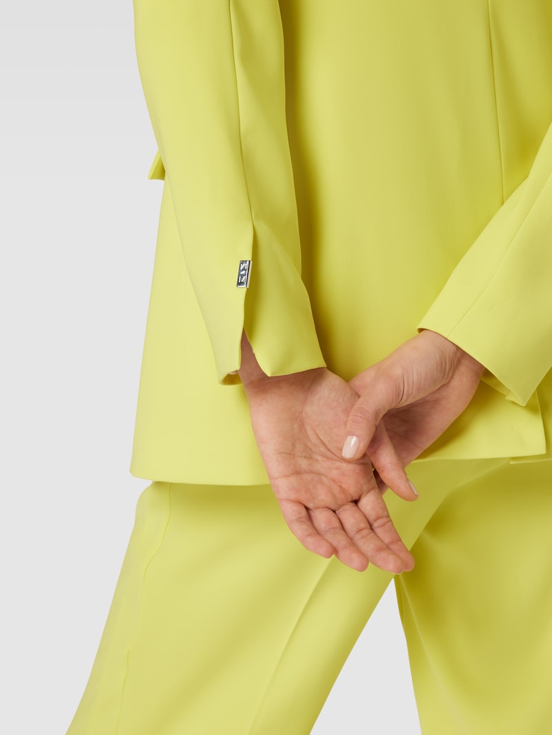 Blazer mit Pattentaschen Modell 'LEIA' in gelb