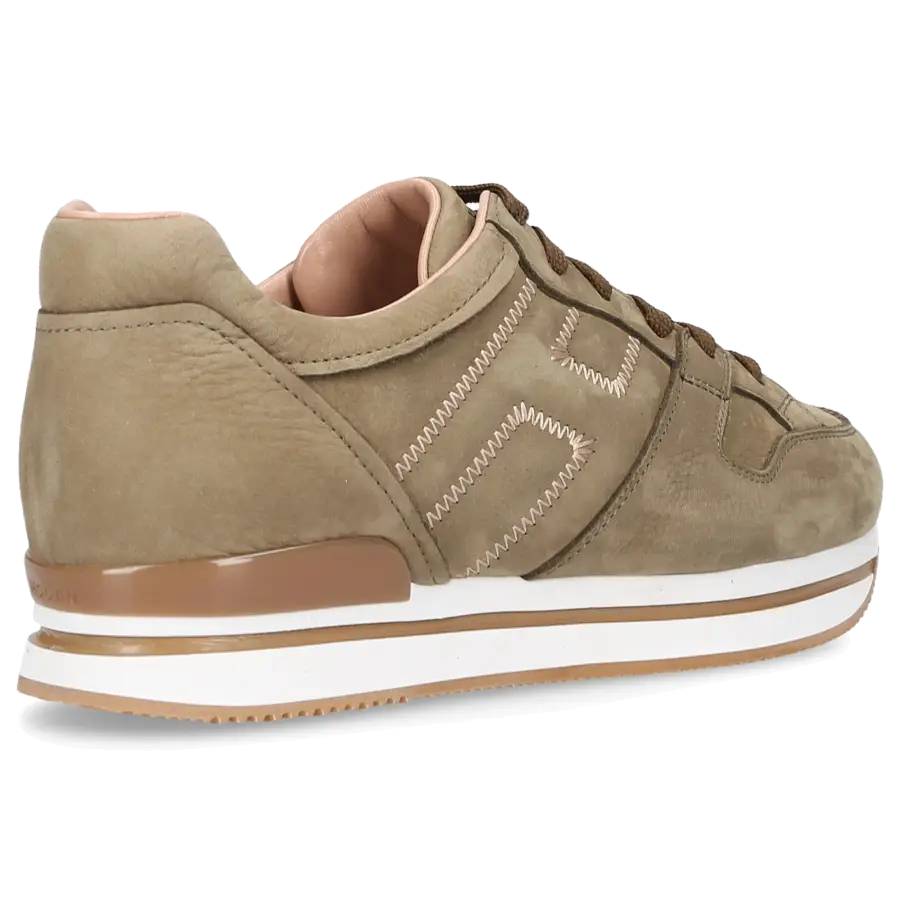 Hogan - Sneaker low H222 Veloursleder - grün