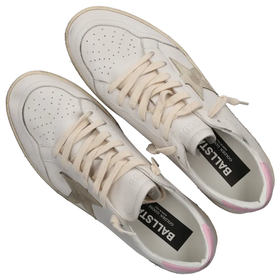Golden Goose - Damenschuhe BALL STAR Kalbsleder - weiß