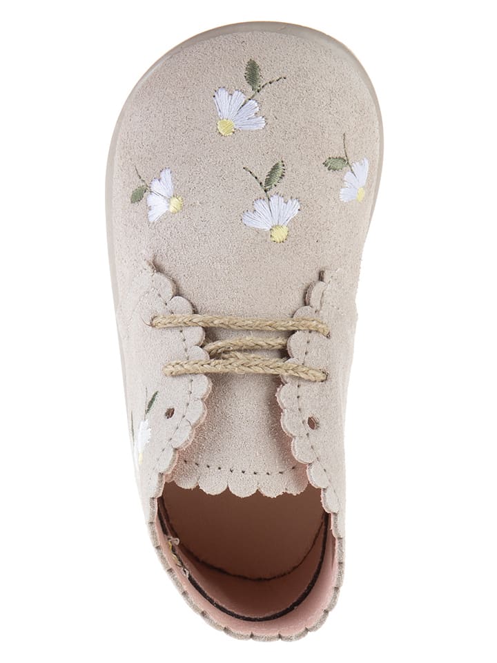 kmins Leder-Schnürschuhe in Beige günstig kaufen