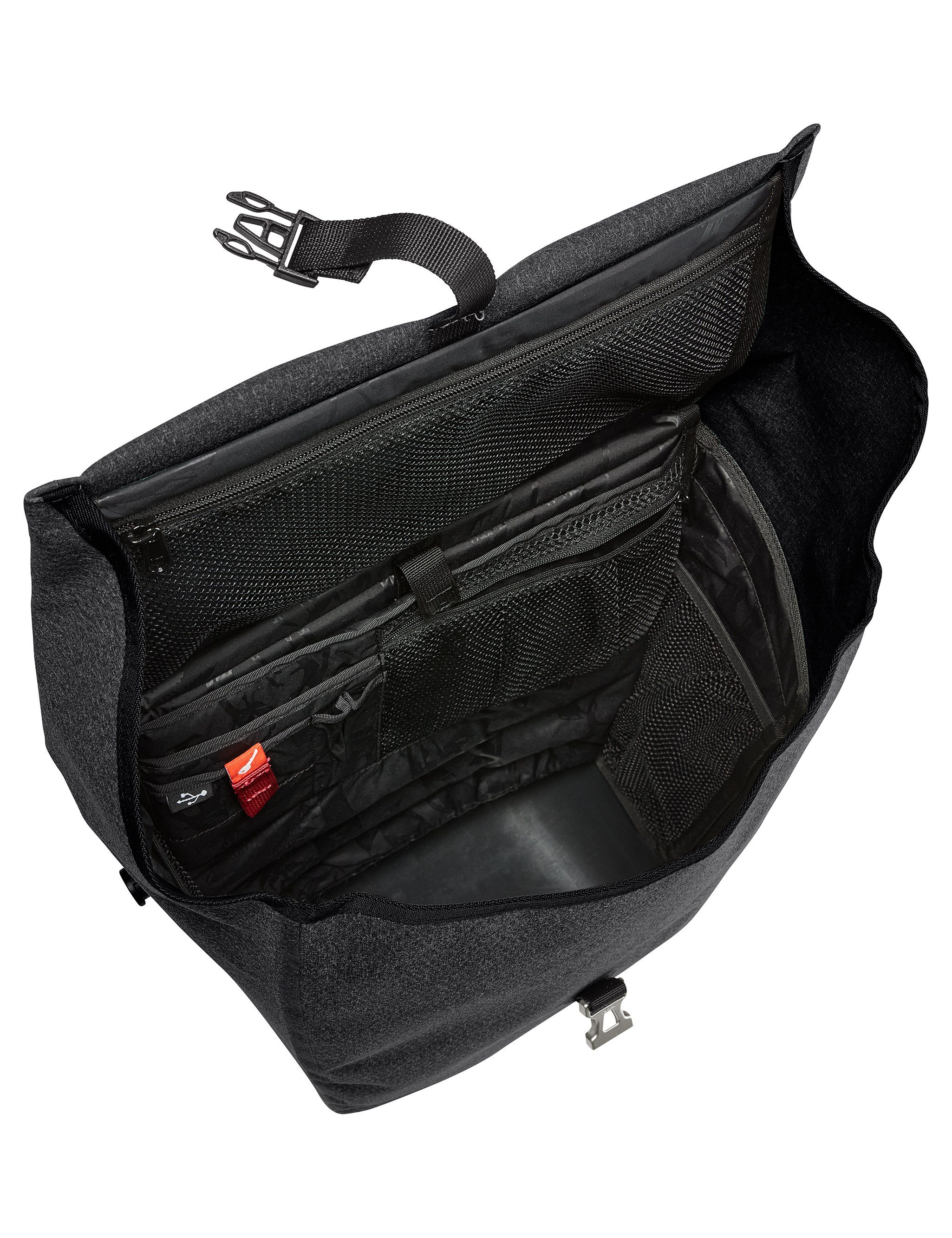 VAUDE Gepäckträgertasche ReCycle Commute Single (1-tlg), Grüner Knopf