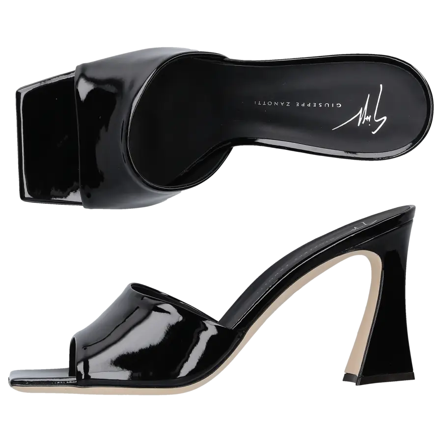 Giuseppe Zanotti - Pantoletten SOHLENE Lackleder - schwarz