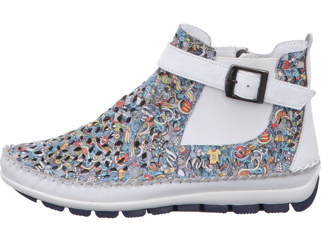 GEMINI Stiefeletten weiss