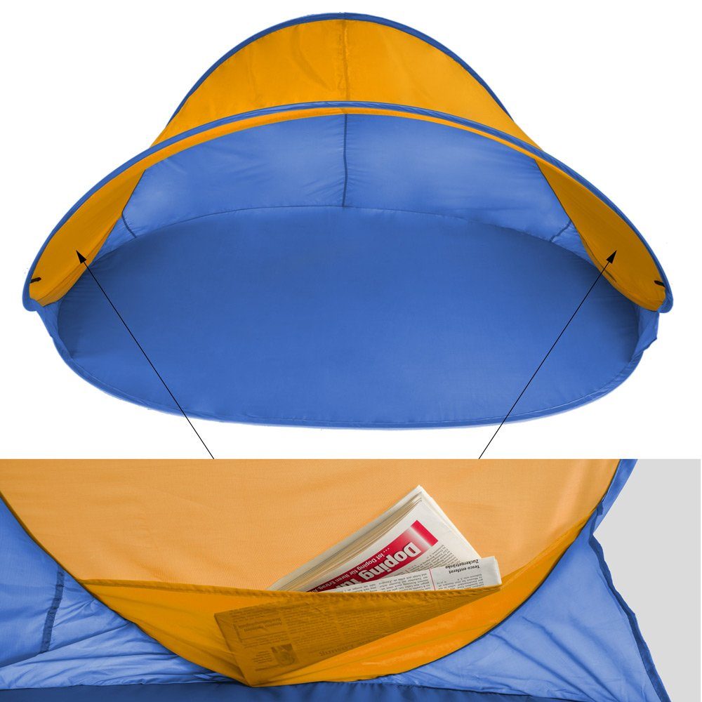 tectake Strandmuschel Jasmin, Personen: 2