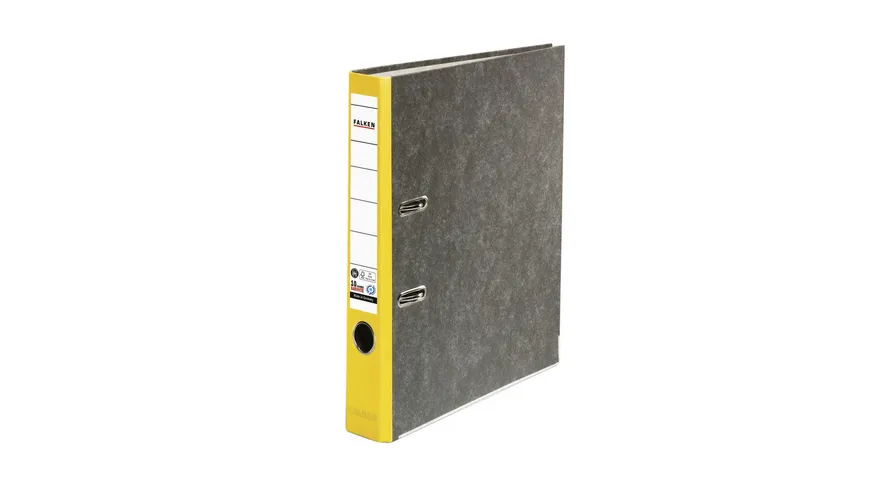 Ordner Pappe A4 5cm gelb