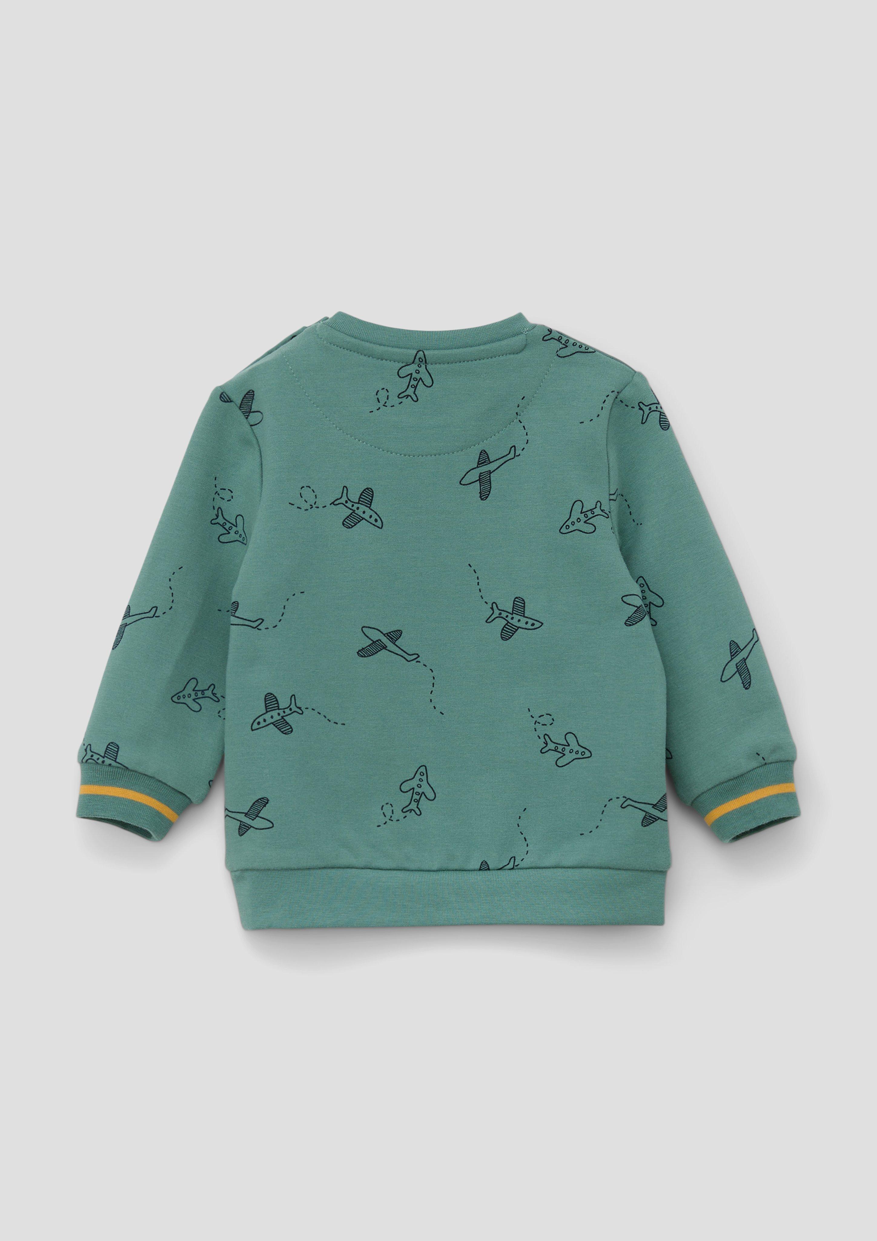 Sweatshirt mit Allover-Print  2133937-65A1