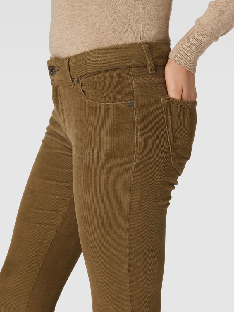Slim Fit Jeans im 5-Pocket-Design Modell 'ALBY Slim' in khaki