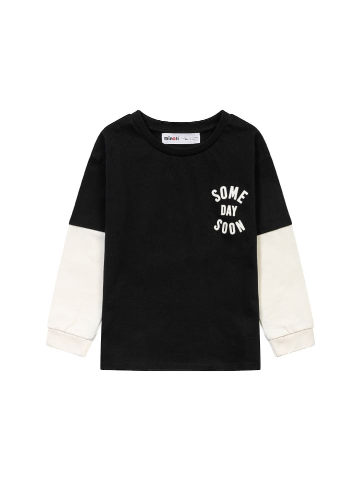 Minoti Longsleeves Worry 5 in schwarz günstig kaufen
