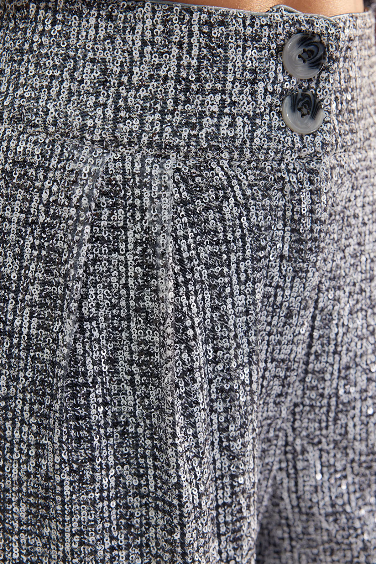 Trendyol Collection  Mehrfarbige Paillettenhose TPRAW24PL00021