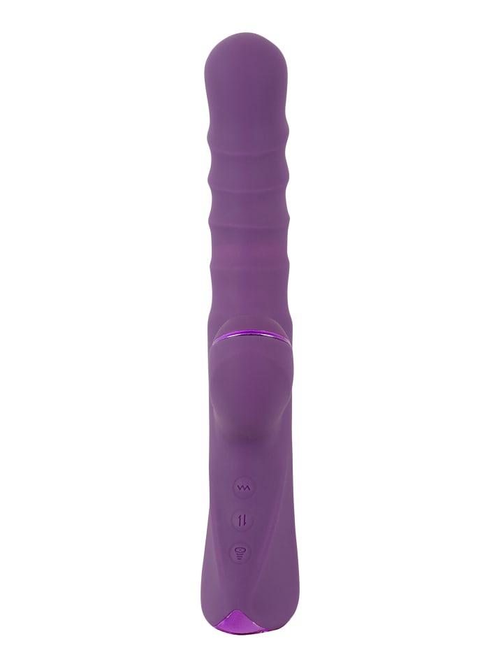 Javida Rabbitvibrator 3 Function Rabbit Vibrator in lila günstig kaufen 24 cm