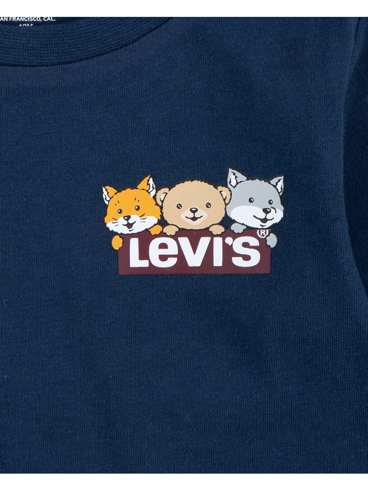 Levi's Kids Longsleeve in Dunkelblau günstig kaufen