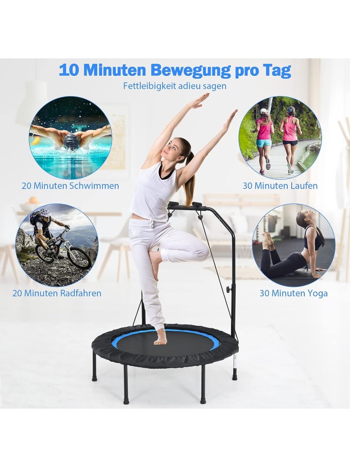 COSTWAY Mini Trampolin in Schwarz günstig kaufen onesize
