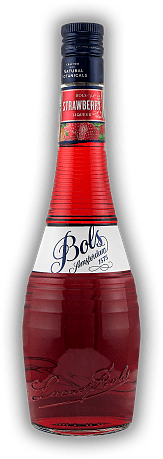 Bols Strawberry Bols Strawberry Fruchtlikör aus reinem Erdbeersaft und frischen Zitrusfrüchten. 0,7	 Liter - Vol 17%