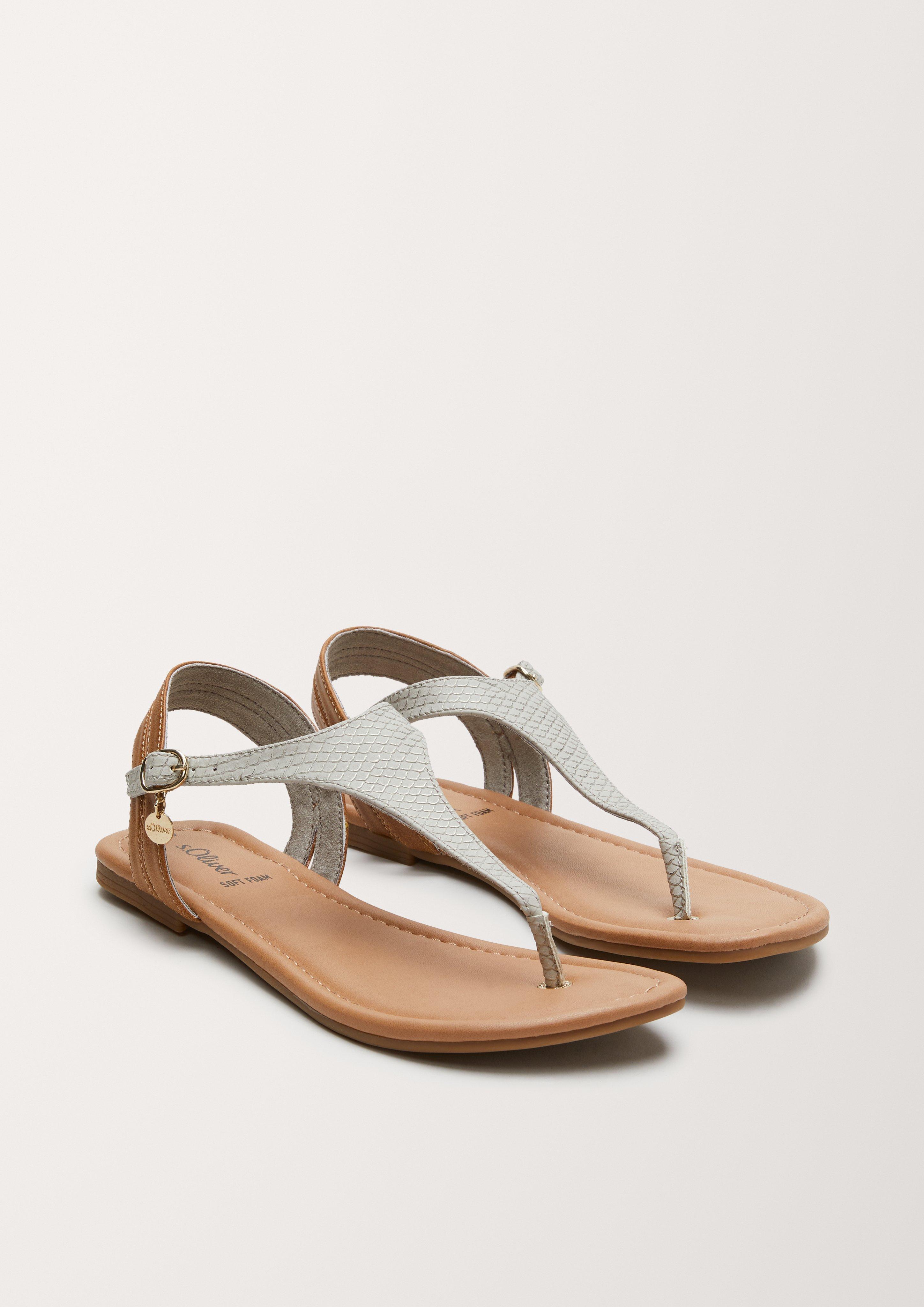 Sandalen in Leder-Optik  6005371-374
