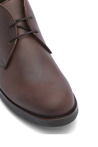 Lottusse Braune Kruste Anilin Kalbsleder Loafers
