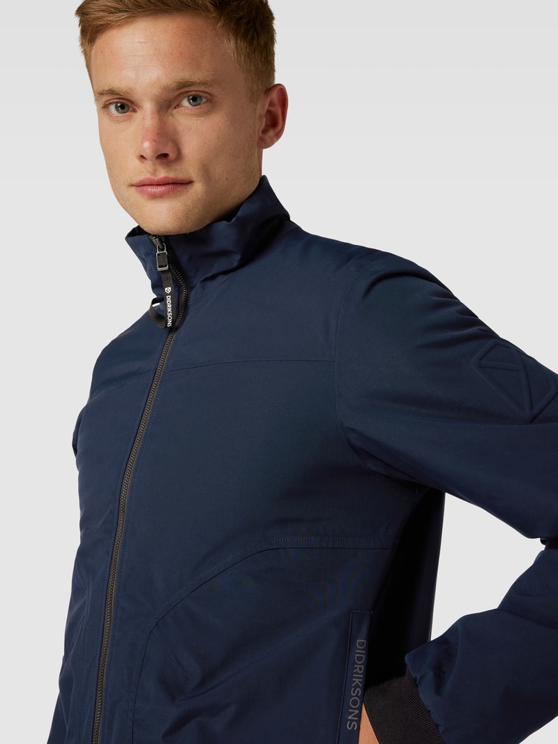 Jacke mit elastischen Abschlüssen Modell 'ALIVN' in marineblau