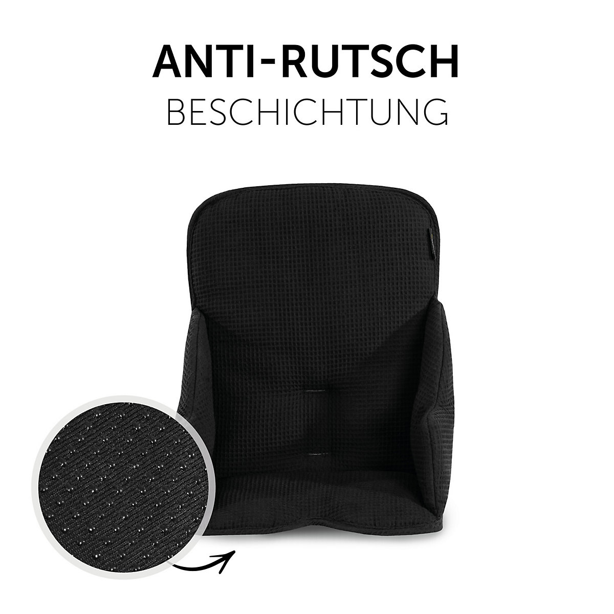 Sitzverkleinerer Alpha Cosy Select, Waffle Pique Black