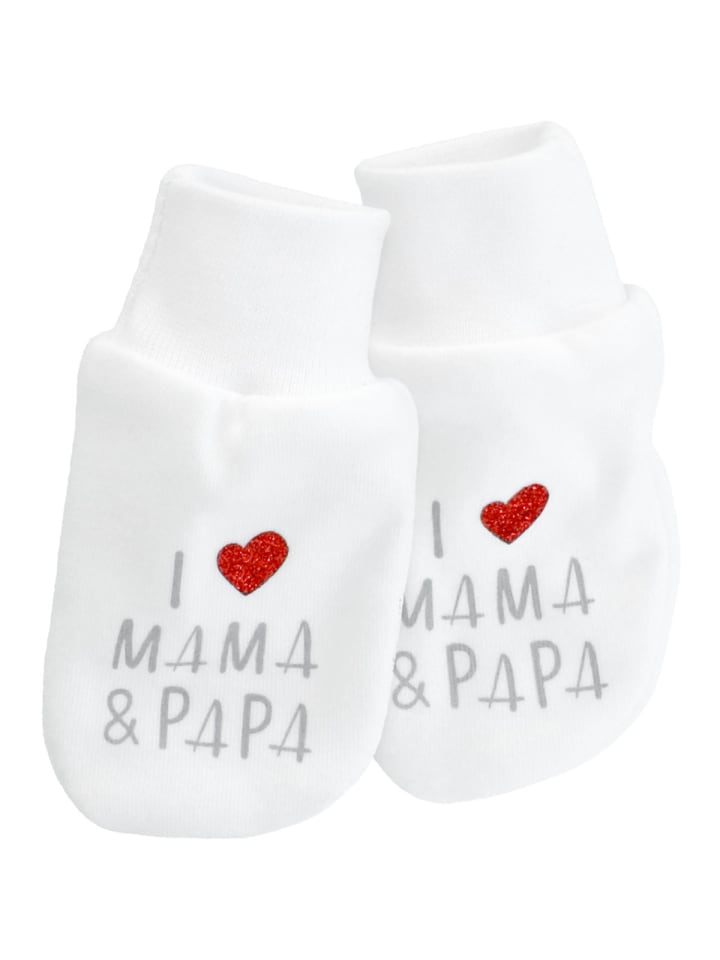 Baby Sweets Erstausstattung-Set I love Mama & Papa in weiss günstig kaufen