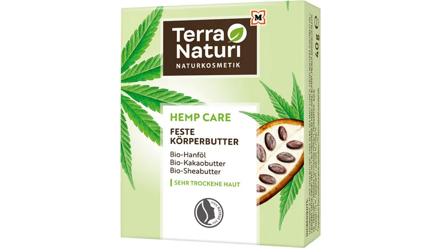 Terra Naturi Feste Körperbutter Hanf 40 g