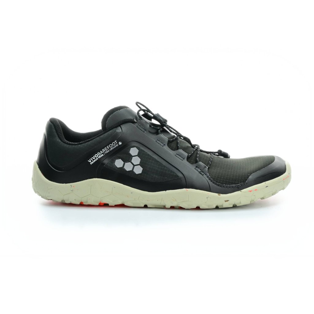 Vivobarefoot Trail II All Weather FG L Obsidian Textile sportliche Barfußschuhe