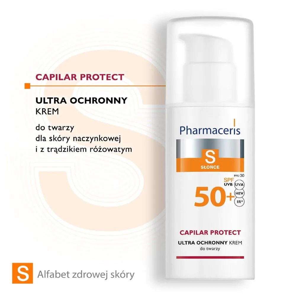 Pharmaceris S Beschermende Crème voor de Haarvaten en Rosacea SPF50+