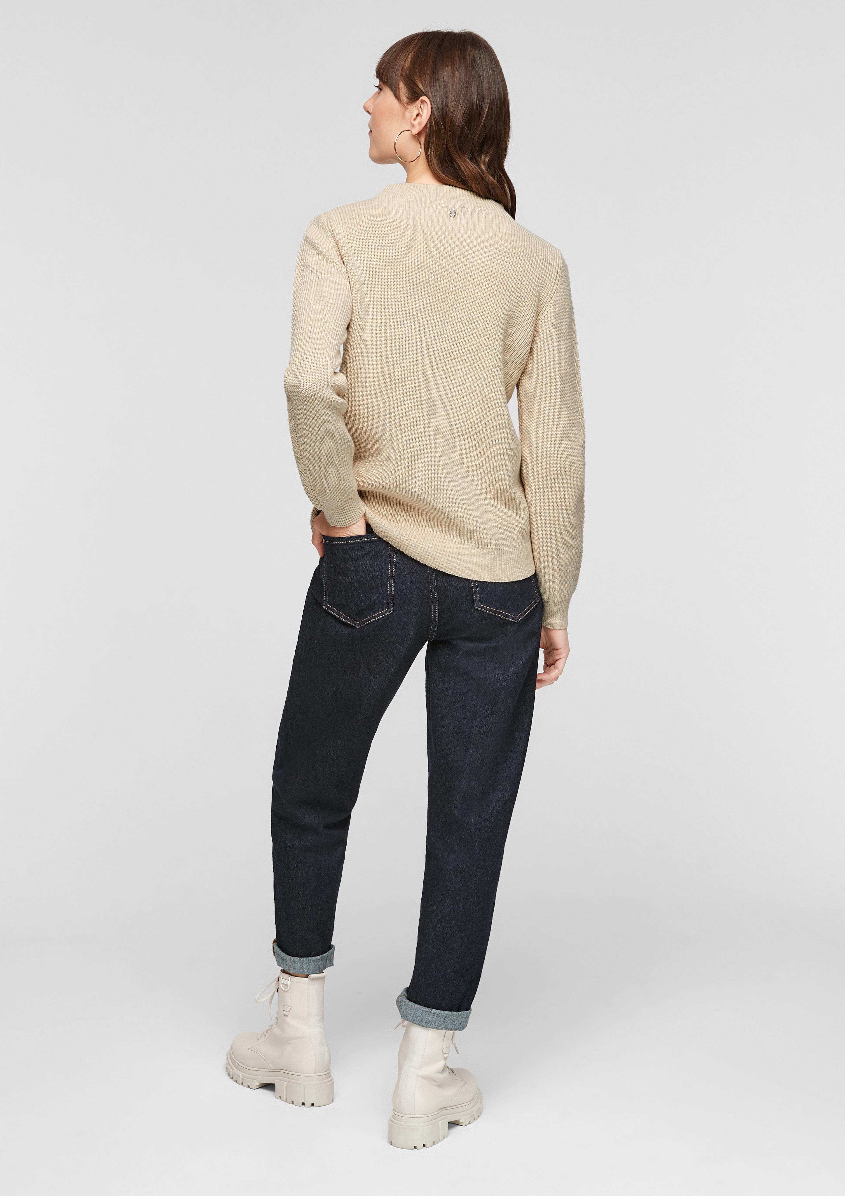Strickpulli mit Stehkragen  04.899.61.X061-81W2