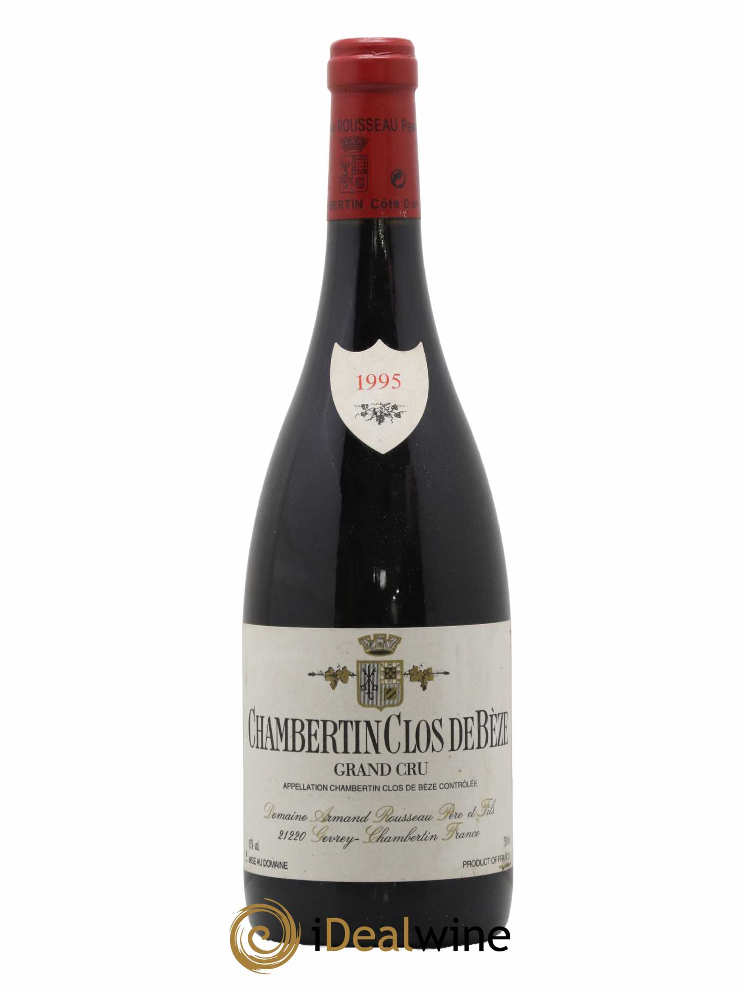 Chambertin Clos de Bèze Grand Cru Armand Rousseau (Domaine)  1995 - Lot de 1 Bouteille