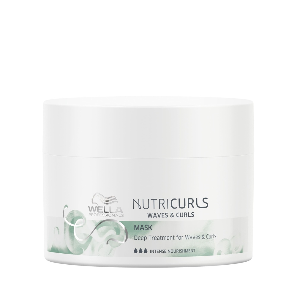Wella NUTRICURLS Soin profond pour cheveux ondulés et bouclés Soin nourrissant intense pour boucles et cheveux ondulés