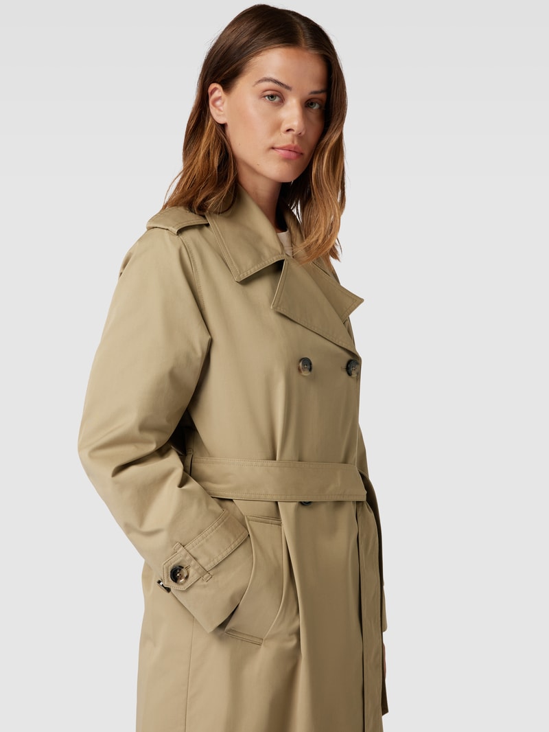Trenchcoat mit Bindegürtel Modell 'ANGELA' in camel