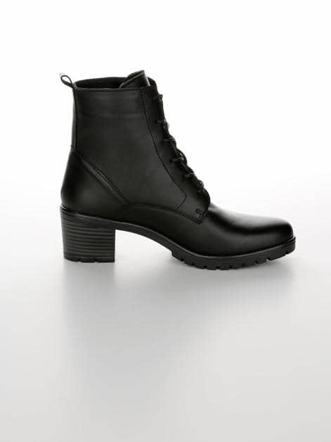 Schnürstiefelette mit zusätzlichem Reißverschluss