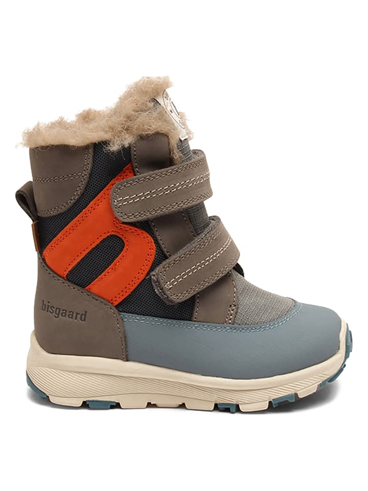 bisgaard Leder-Winterboots in Grau günstig kaufen
