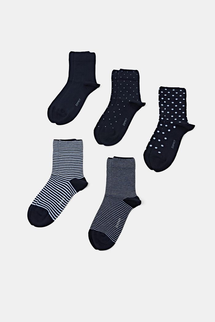 5er-Set gemusterte Socken