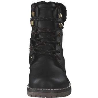 Puccetti Schnür Boots in schwarz