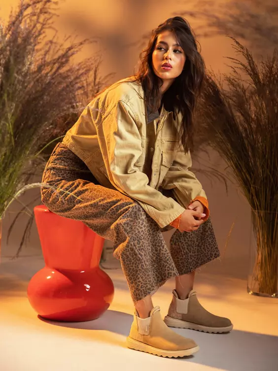 HEYDUDE Leder Chelsea Boots