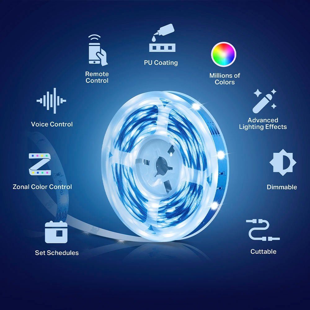 TP-Link LED Stripe Tapo, Smart LED Streifen Multicolor