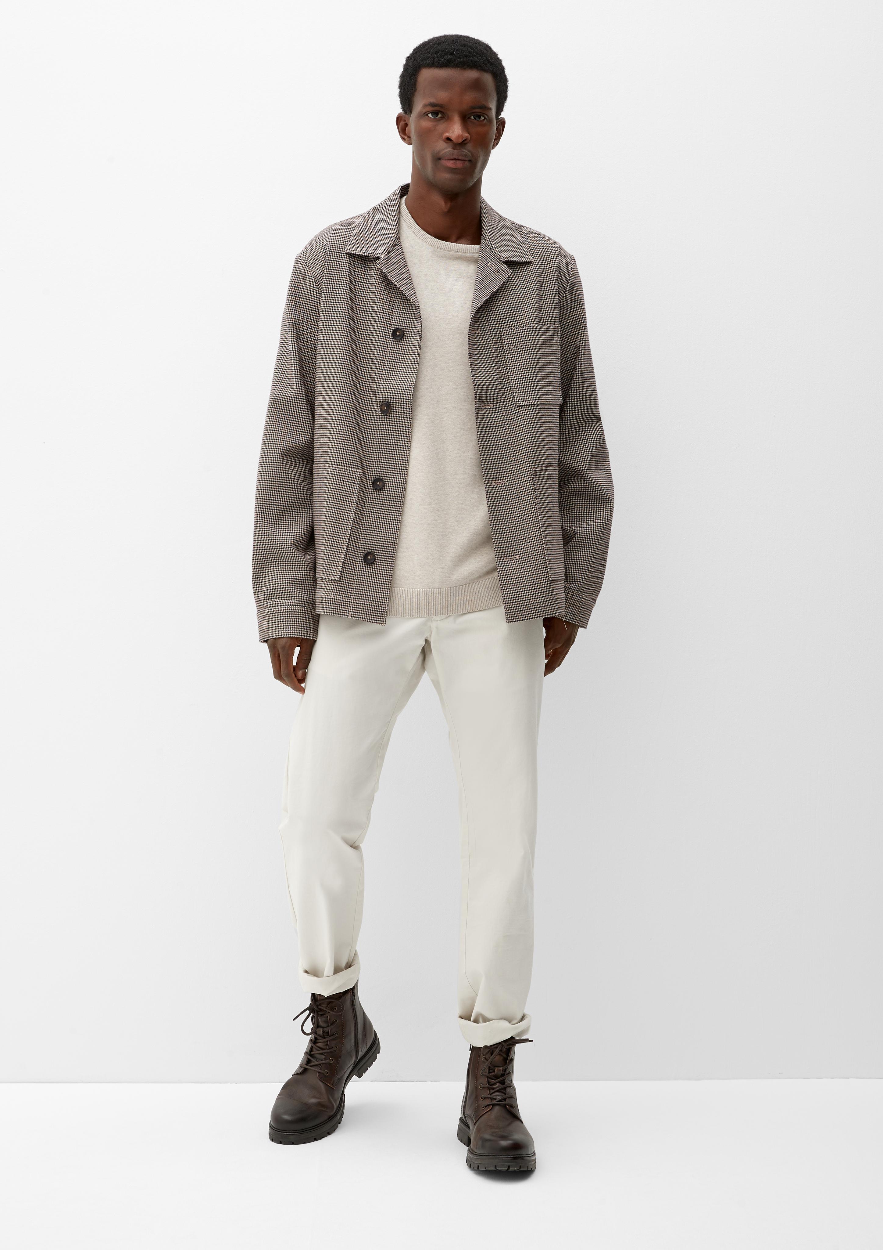 Overshirt mit Hahnentrittmuster  2120622-82N3