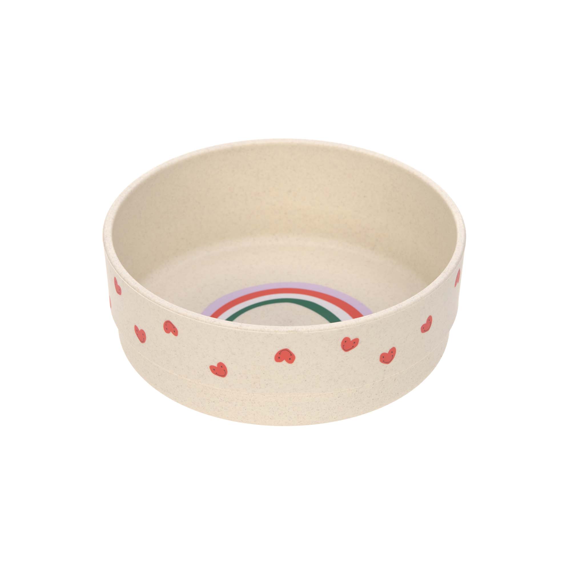 Kindergeschirr Set (Teller - Schüssel - Becher - Löffel) - Happy Rascals, Herz