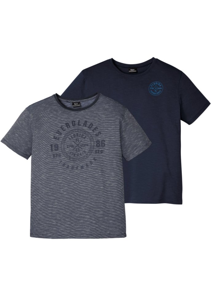 T-Shirt mit Komfortschnitt (2er Pack)