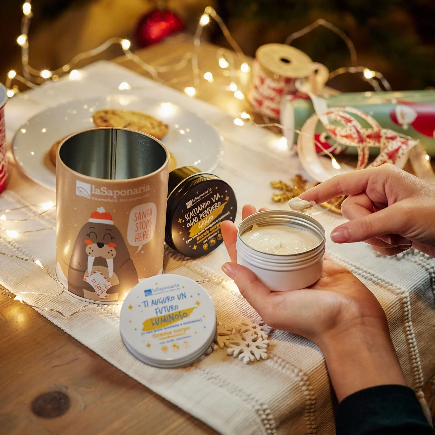 Cofanetti Santa Stops Here! Salvadanaio Tricheco - Cofanetto Corpo