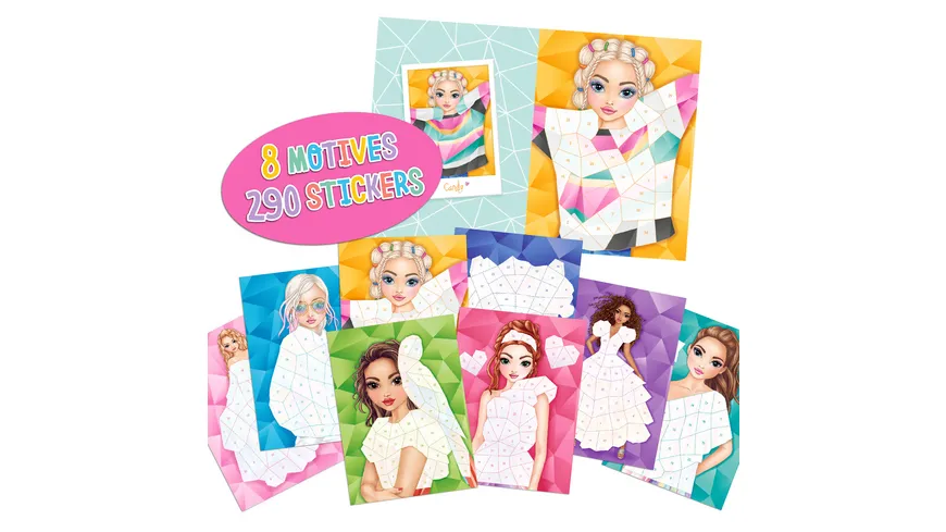 TOPModel Number Sticker Fantasy