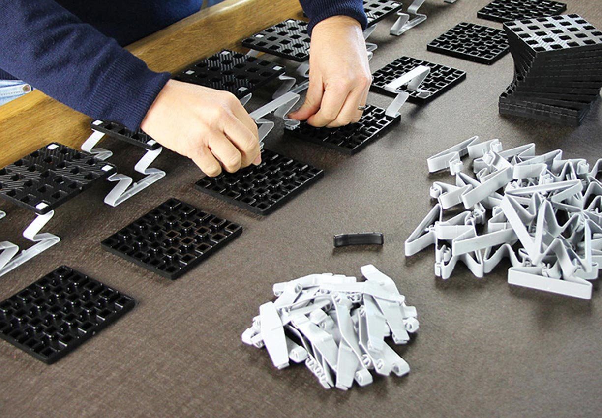 Tellerlattenrost Vorkonfigurierte ModuloFlex Komplett-Bausätze, Moduloflex