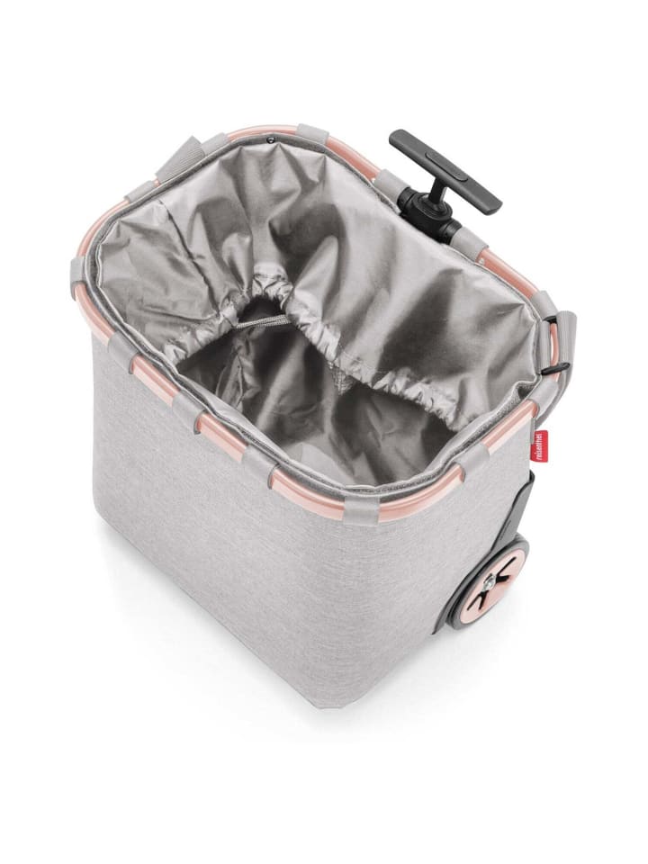 Reisenthel carrycruiser - Einkaufstrolley 47.5 cm (frame raffia black) in sky rose günstig kaufen onesize