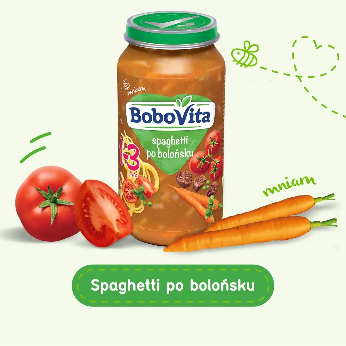Бобовита Спагхетти Бологнесе Вечера 1-3 године