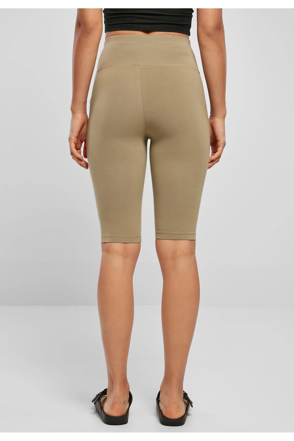 Urban Classics  Kurze Sporthose - Khaki - Hoher Bund